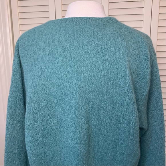 Peruvian Connection sage green alpaca cardigan - Picture 5 of 10